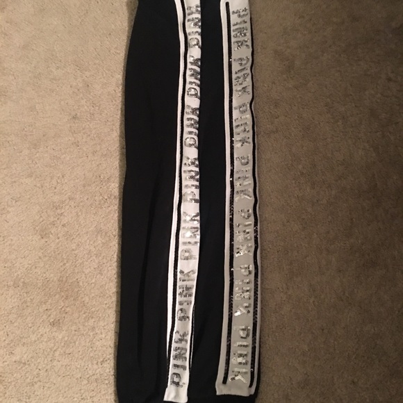 VS Pink sequin sweatpants - Picture 2 of 4